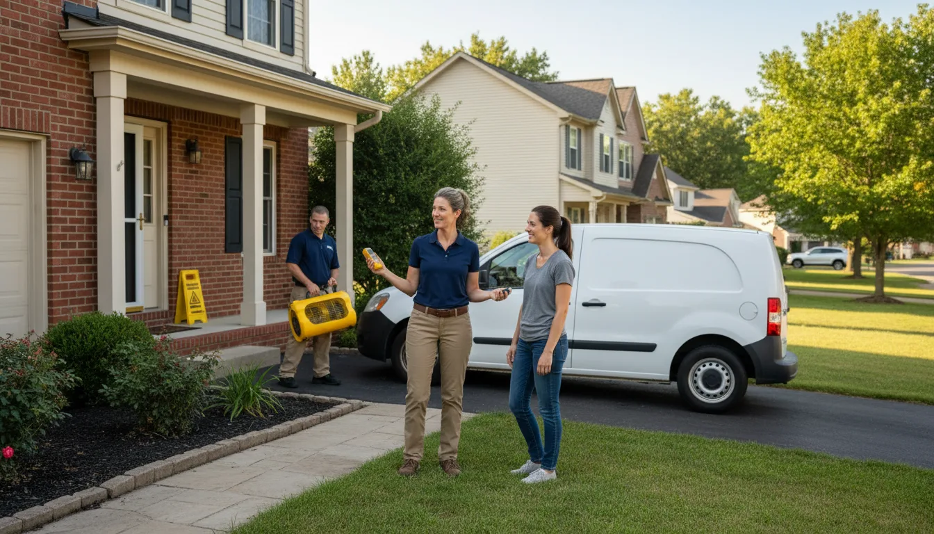 Water restoration image for Water Damage & Restoration Services in Minster, OH
